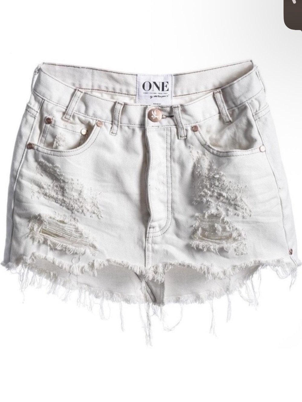 OneTeaspoon X Junkyard denim mini Skirt